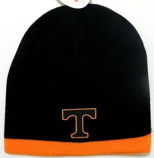 Tennessee Volunteers NCAA Black Knit Beanie Hat Cap Winter Football 