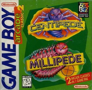 Arcade Classic no. 2 Centipede Millipede Nintendo Game Boy *Cartridge 