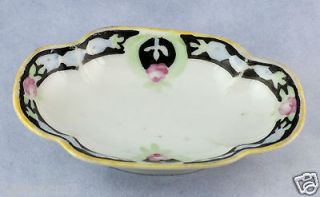   Small Nippon 3.5 Inch Trinket Dish Made In Japan Hand Painted