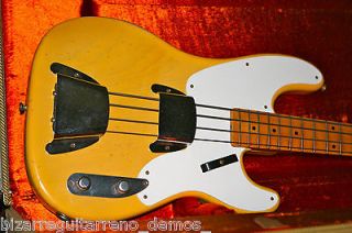 Fender USA Custom Shop 55 Relic Precision P Bass Blonde LikeNew Ships 