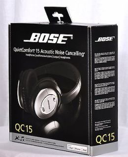 bose quiet comfort qc15 acoustic noise cancelling headphones new from