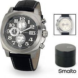 lightly used $ 199 smalto houston chronograph watch returns not 