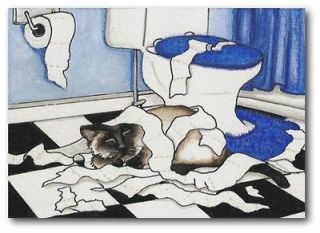 Siamese Himalayan Cats Tuckered out on TP FuN ArT   by BiHrLe LE 