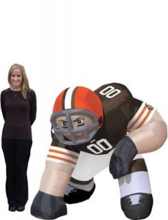 cleveland browns bubba mascot blow up lawn yard player time