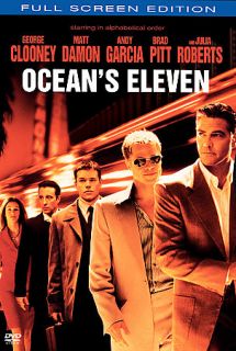 Oceans Eleven (DVD, 2002, Full Frame Ed