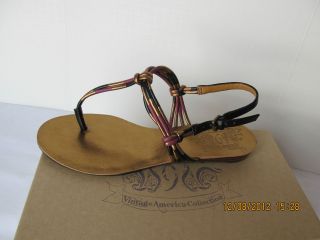nib nine west wellheeled strap thong flat sandal 9 5