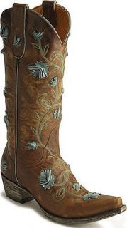 Old Gringo Ladies Boots Abby Rose Turquoise L664 2 NIB with Free Gift 