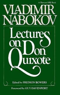 Lectures on Don Quixote by Vladimir Nabokov 1984, Paperback