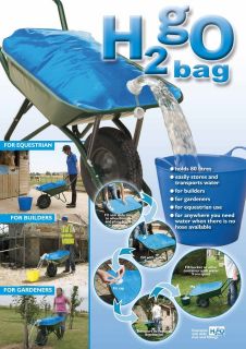 H2GO 80 Ltr Portable Water Carrier Container Bag. No need for Hosepipe