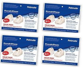 petmate fresh flow fountain replacement filters 24 pack time left