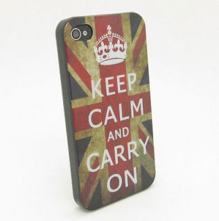   United Kingdom Crown National Flag Case Cover for iPhone 4 / 4S