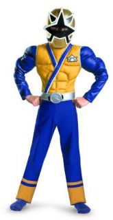 power rangers samuirai gold ranger boy s muscle costume
