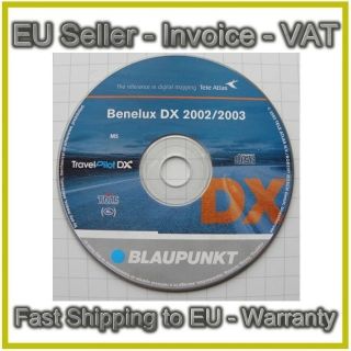   VW Audi navigation Benelux 2003 DX CD Belgium Netherland sat nav disc