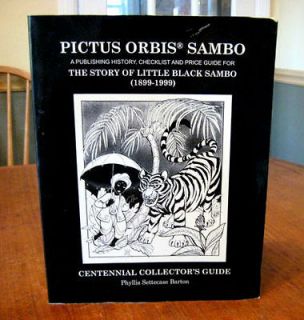 PICTUS ORBIS SAMBO bibliography/price guide for LITTLE BLACK SAMBO 