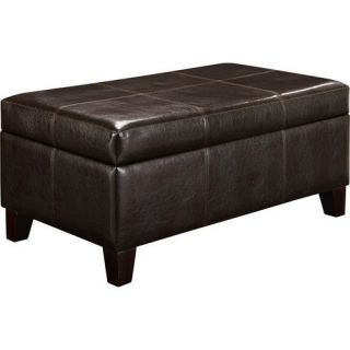 faux leather ottoman in Ottomans, Footstools & Poufs