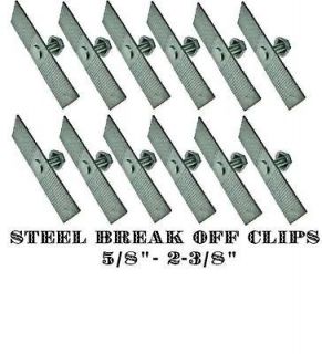   steel break off universal moulding trim emblem clip clips (x12) set