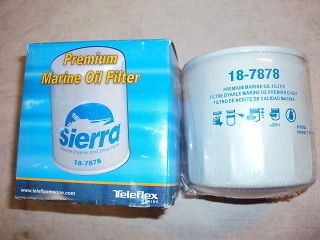 sierra 18 7878 oil filter mercruiser 803470 omc 502904 time