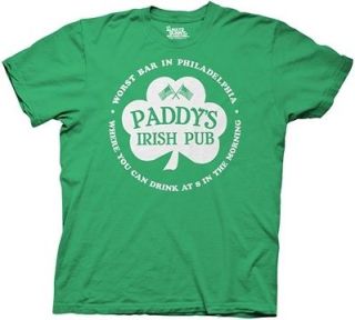Its Always Sunny In Philadelphia Paddys Pub Shamrock Adult T Shirt