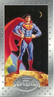 1994 Skybox Superman Man of Steel Platinum Series Collectors Edition 