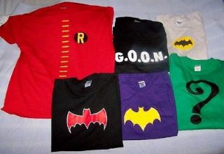 1966 Adam West Batman TV series Riddler costume tee shirt CHILDRENS S