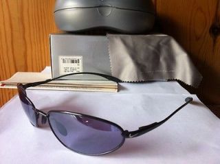 NEW Nike Hyperion Spin.R Sunglasses Black / Golf Tinted Silver Flash 