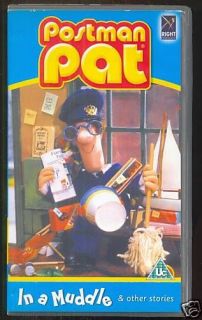 postman pat in a muddle 2 others vhs pal uk