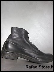 MOMA Mens Shoes Ankle Boots 52202 L Cavallo Nero Black Leather 