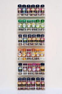 spice rack ideal for fixing to kitchen cupboard or wall
