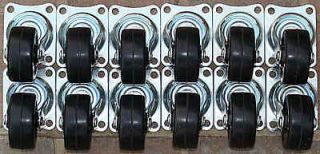 12 new heavy duty 2 inch swivel plate casters awesome