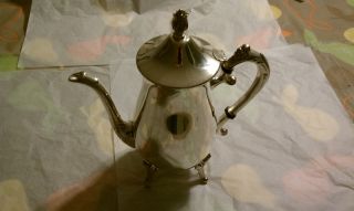 Collectible Leonard Vintage Silver Tea/Coffee Pot
