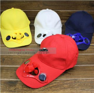NEW Solar Hat Cap Cooling Cool Fan for golf Baseball /Camping/Play in 