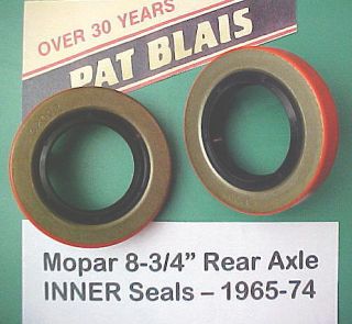 Mopar Rear Axle INNER Seals – 8 3/4” Housing 1965 1974 (all 