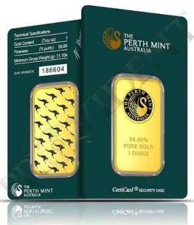 Newly listed PERTH MINT .9999 GOLD BAR  1 Ounce .9999 24 kt Pure 
