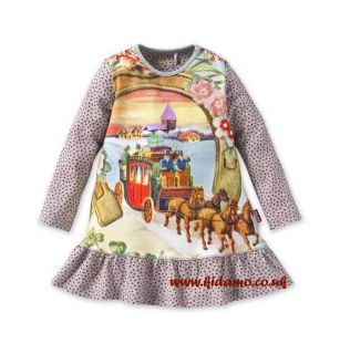 Oilily   Too Dress Horse and Carriage Print from the Art with Heart 