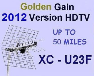 50 miles high quality outdoor dvb t atsc uhf antenna
