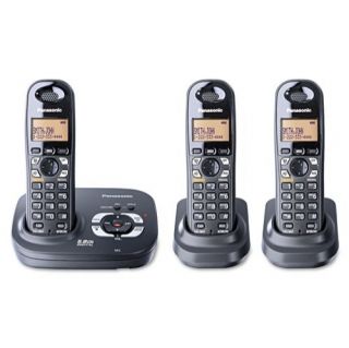 Panasonic KX TG4323B 5.8 GHz Trio Single Line Cordless Phone