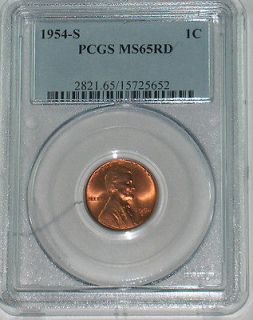 1954s ngc ms 65 wheat cent vibrant red time left