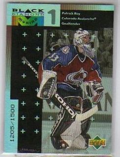 1998 99 ud black diamond myryad # m23 patrick roy