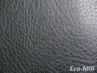 Vinyl Material Upholstery Fabric Soft Faux Leather Austin Black by 