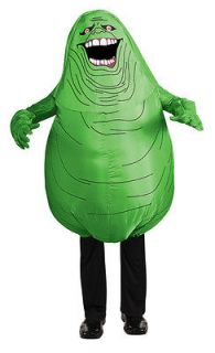 Childs Slimer Costume Inflatable Green Slime Suit Halloween Boys 