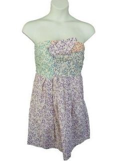 nwt see by chloe strapless dress vintage floral 12 $ 500