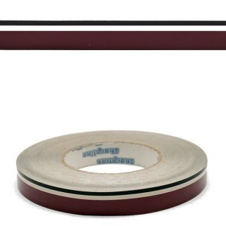 CARVER YACHTS 8150171 3/4 in BLACK / CRANBERRY BOAT PINSTRIPE TAPE