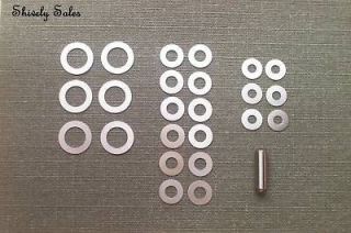 RUGER 10/22 DELUXE TRIGGER SHIM KIT 24 STAINLESS SHIMS   SR 22 CHARGER 