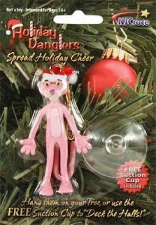 pink panther holiday dangler ornament w suction cup time left