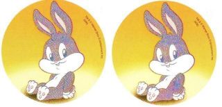 Circle Stickers ★ Bugs Bunny Baby Looney Tunes Smilemakers ★