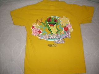   Rain Forest Cafe short sleeve top with Trump Plaza on back sz xs 4/5