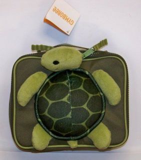 NWT Gymboree Boys Toddler Plush Green TURTLE Lunch Box Lunch Bag