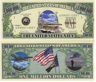 usa banknote nm 2 united states navy million note million