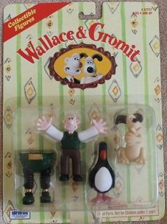 WALLACE & GROMIT Collectible Figures   IRWIN 1989   New In Box