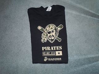 pittsburgh pirates adult xl t shirt u s marines